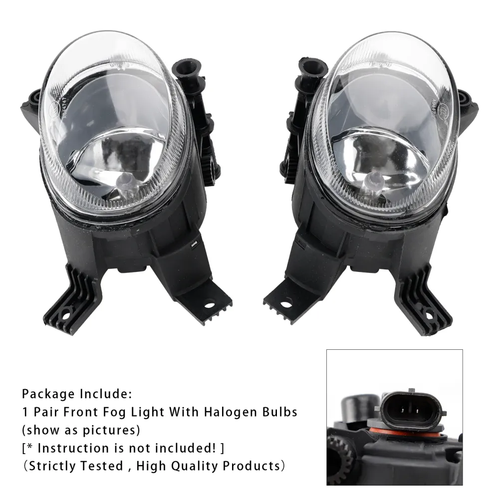 Lâmpadas de luz de nevoeiro do pára-choque dianteiro para Audi A3 2003-2013 A4 B7 2004-2008
