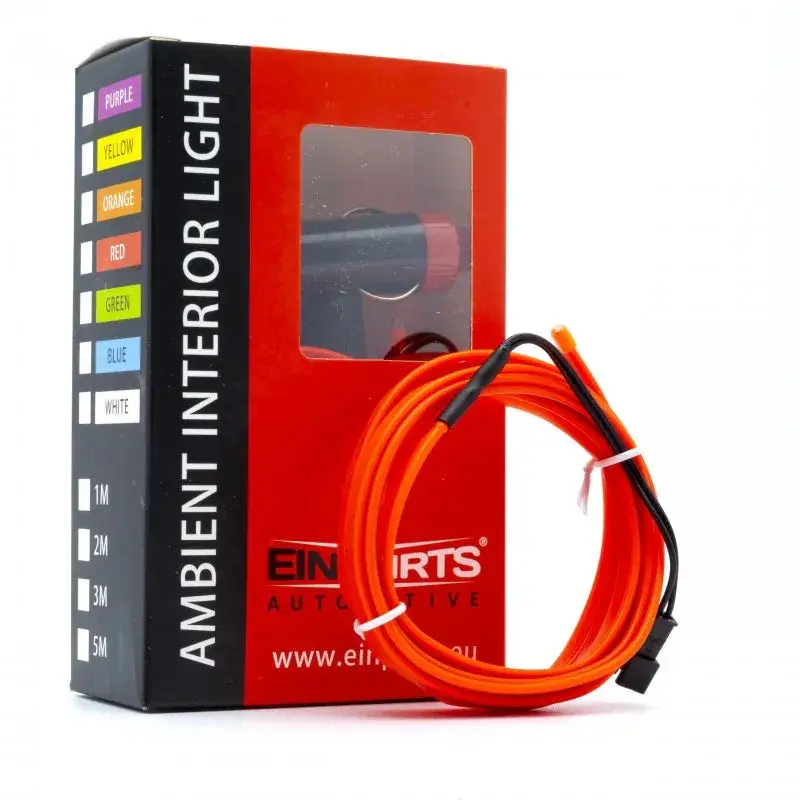 Luz LED Ambiente Vermelha EPAL2M – 2M para Interior Automóvel 12V
