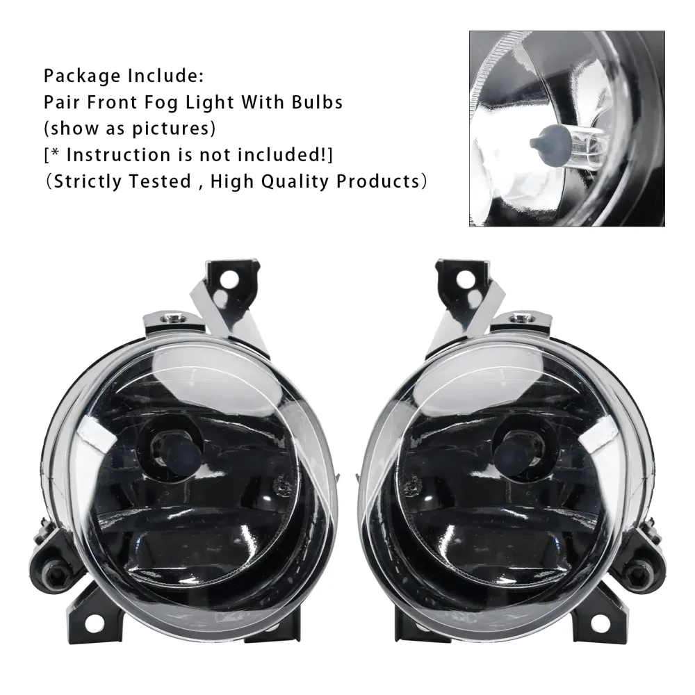Luz de nevoeiro dianteiro de par para Volkswagen Caddy 2004-2011 Touran 2003-2008