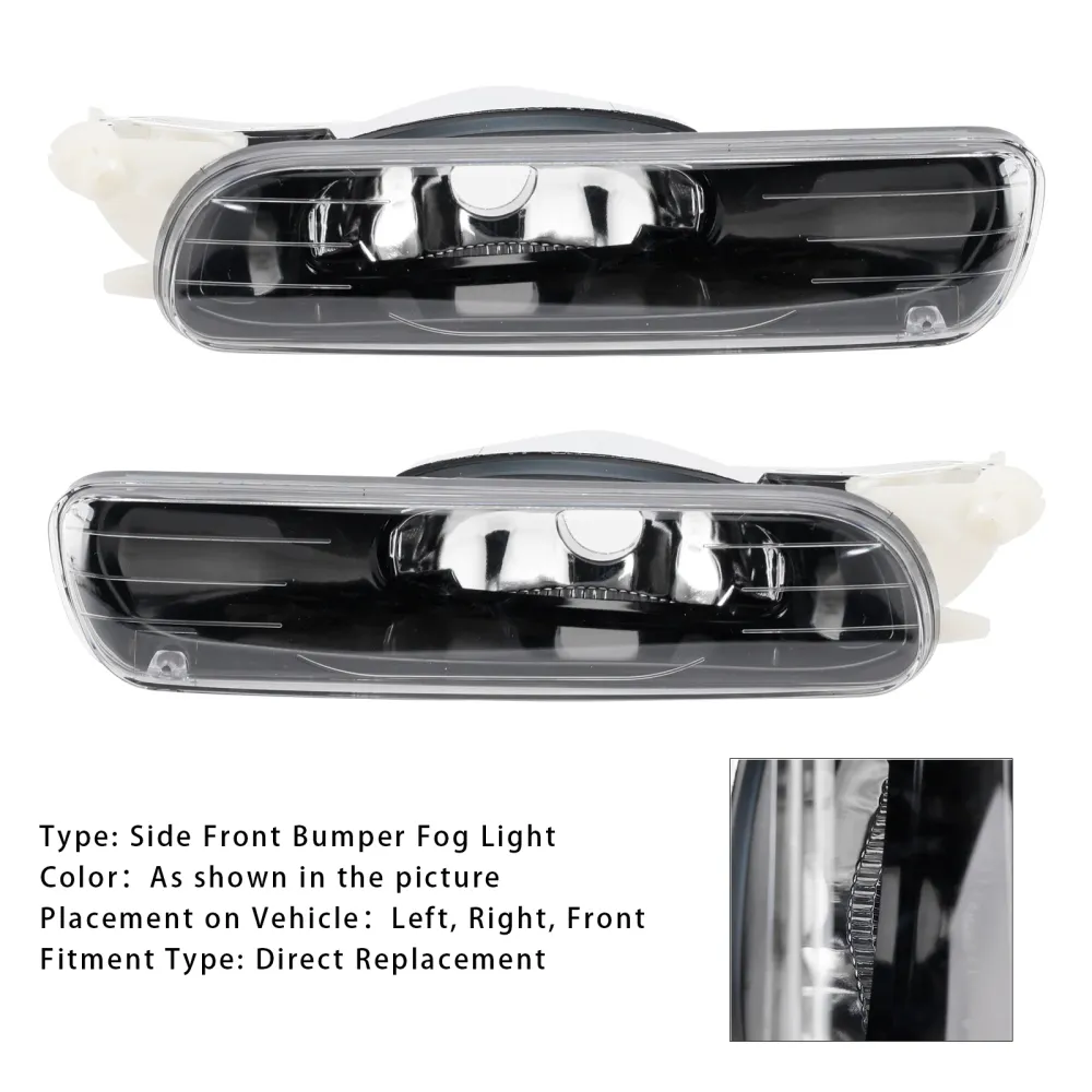 Luz de nevoeiro do pára-choque dianteiro de par de lâmpadas para e46 323i 325i 1998-2001 (pré-LCI)