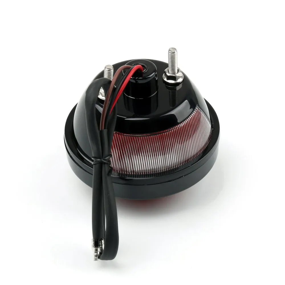 Luz redonda de freio de cauda de motocicleta para Harley Bobber Chopper Rat Genérico personalizado