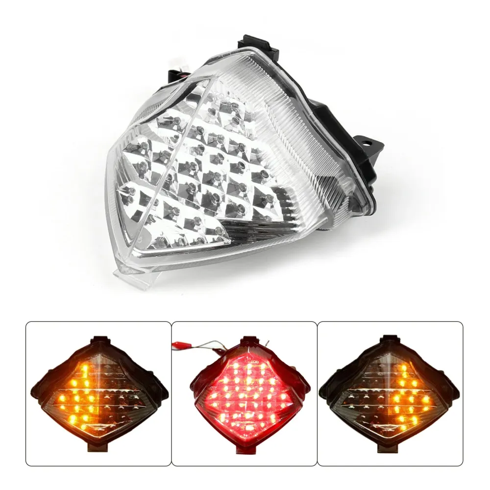 Luz traseira LED com sinal de giro para yamaha yzf r1 yzf-r1 2004-2006 2005 genérico