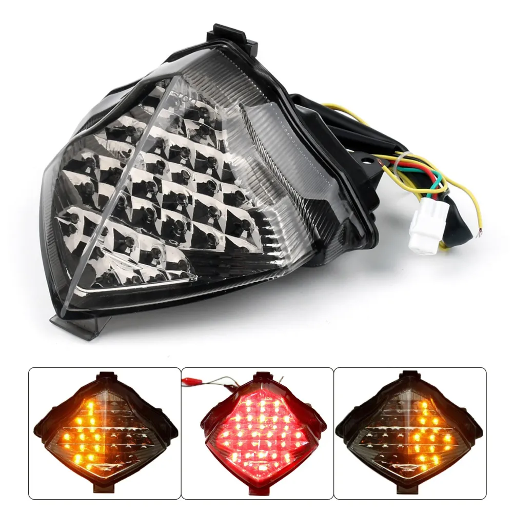 Luz traseira LED com sinal de giro para yamaha yzf r1 yzf-r1 2004-2006 2005 genérico