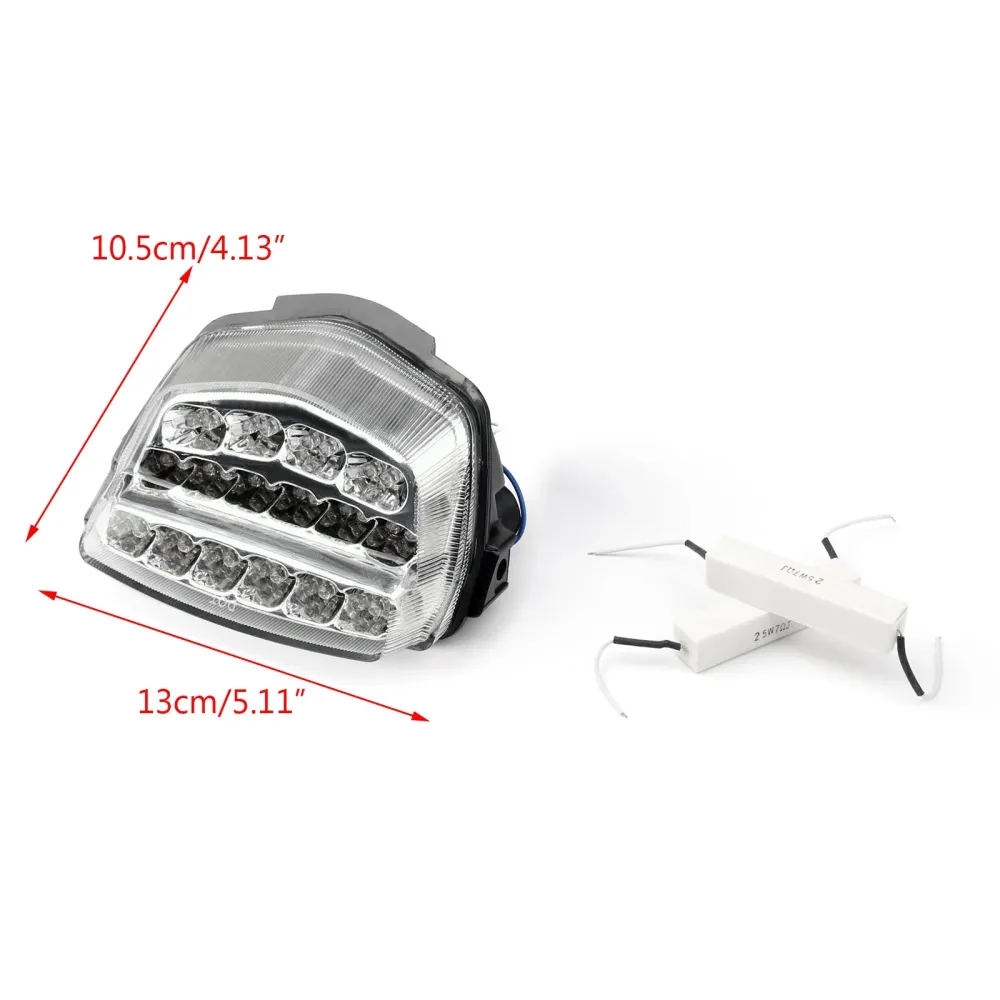 Luz traseira de LED integrada para Honda CBR1000RR (08-2016) 2 Color Generic