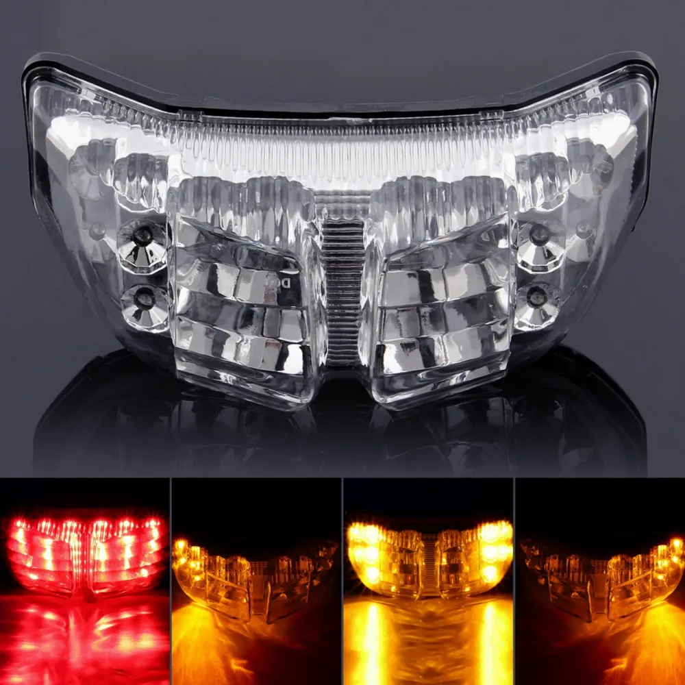 Luz traseira de LED integrada para Yamaha FZ1000/FZ1/FZ1 Fazer (06-10) 2 Cor genérico