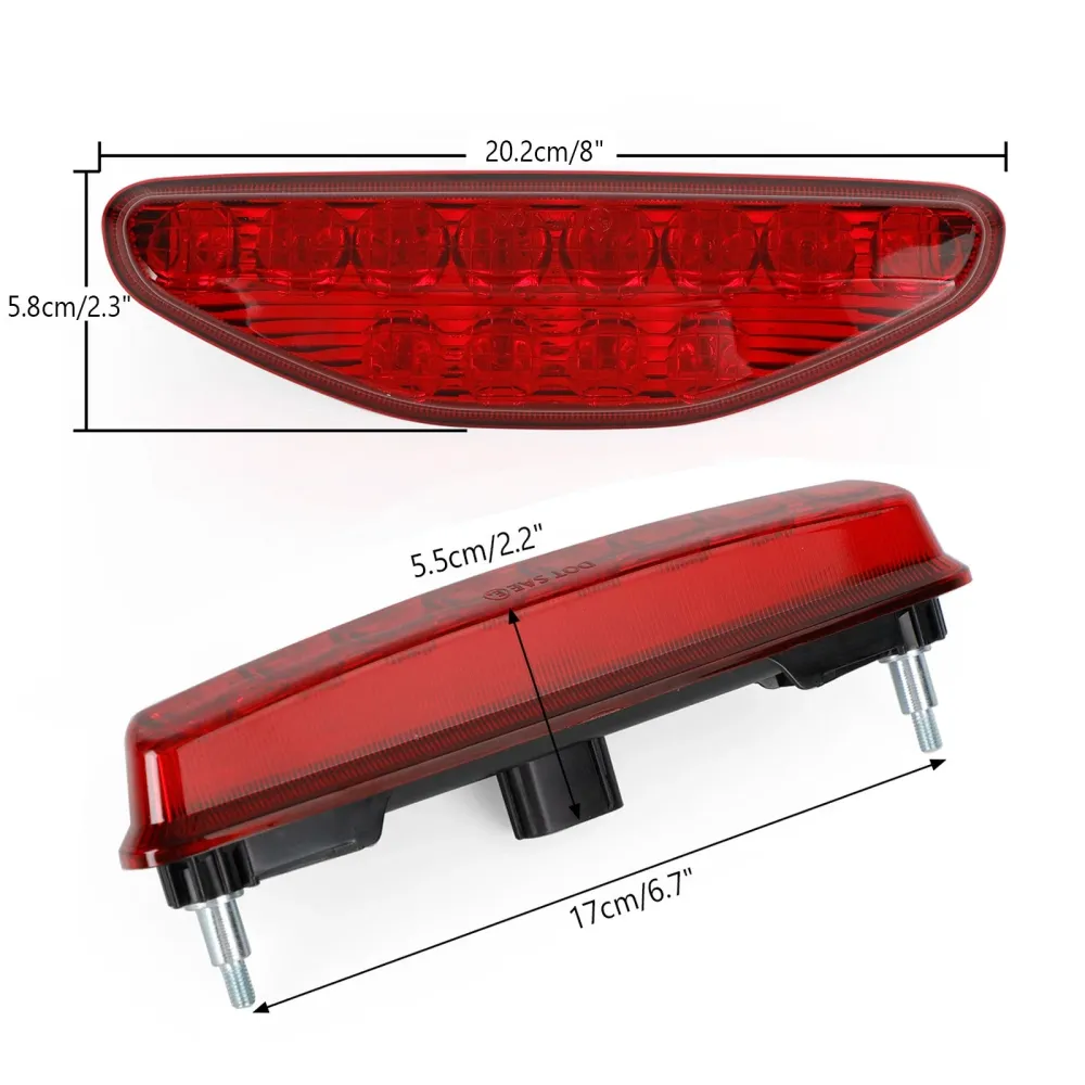 Luz traseira de LED para farol de freio traseiro HONDA TRX450R & TRX450ER 2006-2014 Genérico