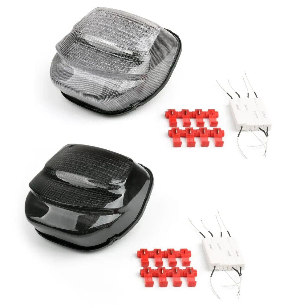 Luz traseira de LED + sinais de giro para Honda CBR1100XX (99-2006) 2 cores genéricas