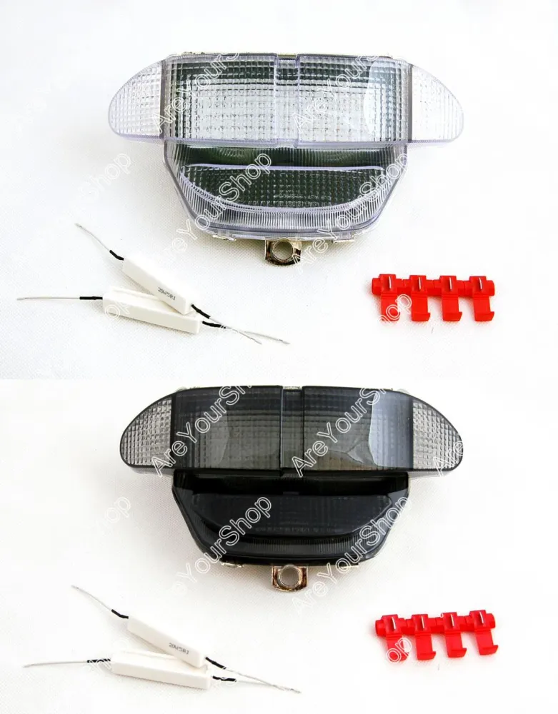 Luz traseira LED + sinais de volta para Honda CBR900RR (98-1999) 2 cores genéricas