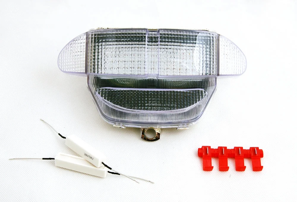 Luz traseira LED + sinais de volta para Honda CBR900RR (98-1999) 2 cores genéricas