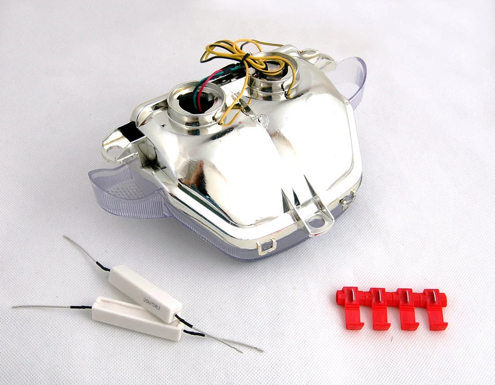 Luz traseira LED + sinais de volta para Honda CBR900RR (98-1999) 2 cores genéricas