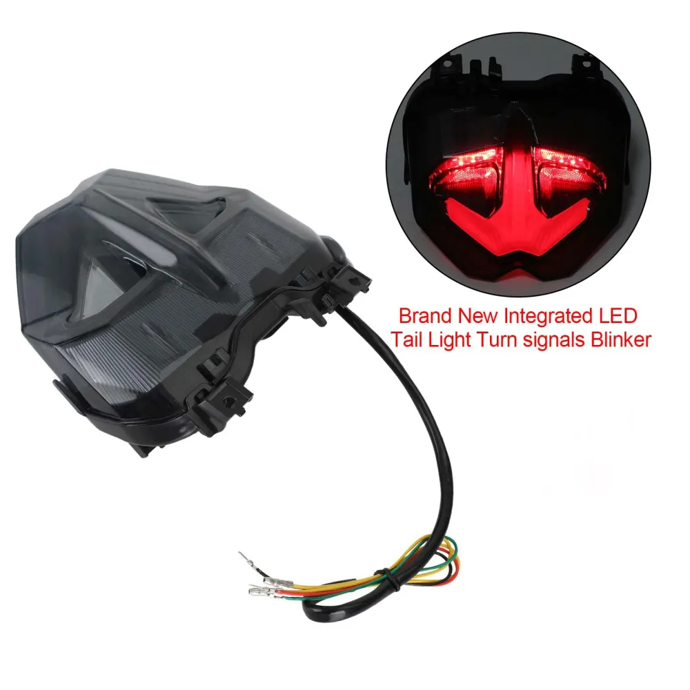 Luzes de freio de cauda Sinal de giro integrado para Yamaha MT-09 MT10 SP 2021-2022 Genérico