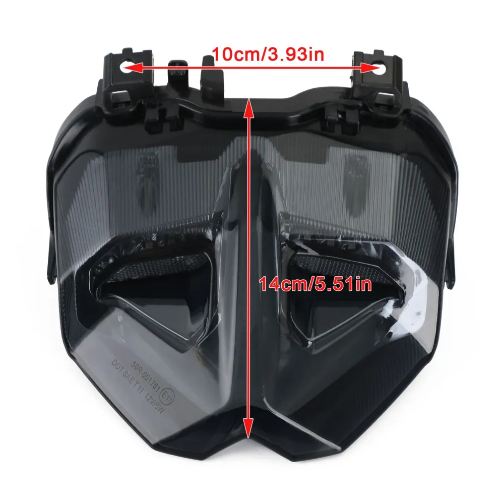 Luzes de freio de cauda Sinal de giro integrado para Yamaha MT-09 MT10 SP 2021-2022 Genérico