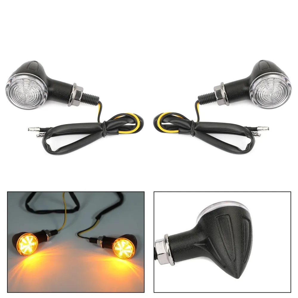 Luzes universais de indicador de pisca -pisca de motocicleta de bala universais genéricos