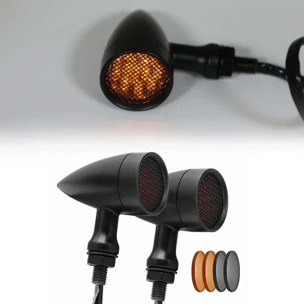 M10 Indicadores de luz do sinal de giro de motocicleta universal