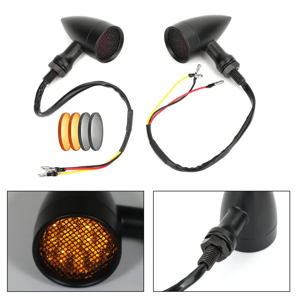 M10 Indicadores de luz do sinal de giro de motocicleta universal