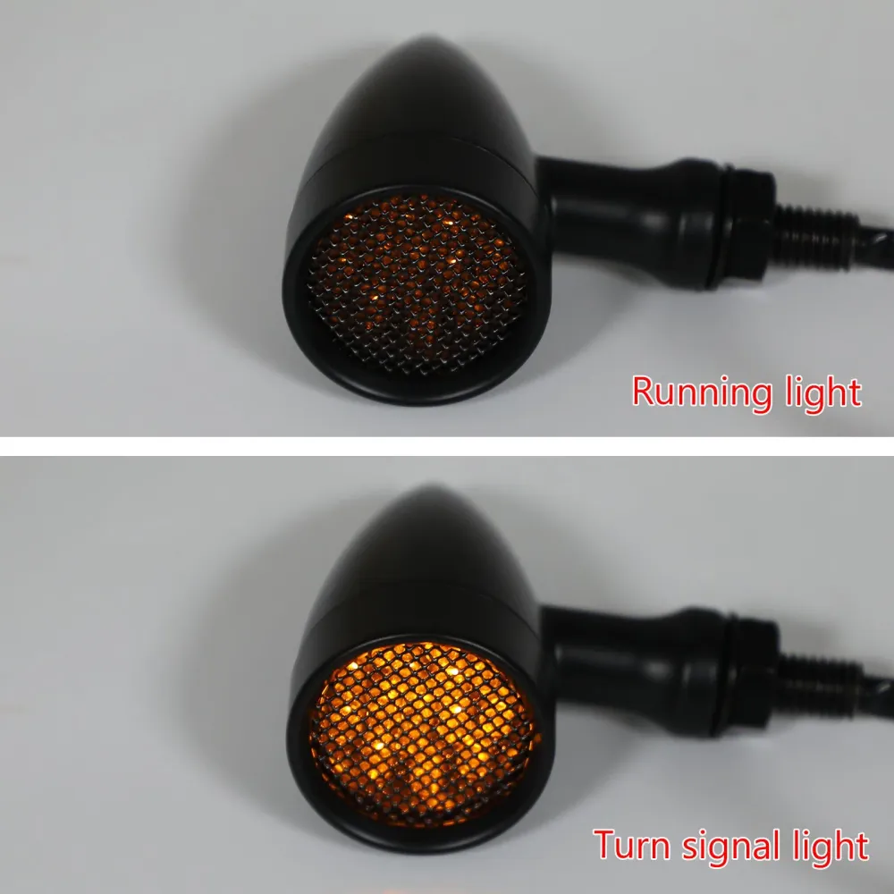 M10 Indicadores de luz do sinal de giro de motocicleta universal