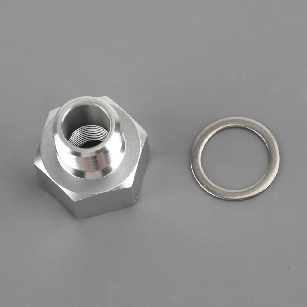 M12X1.5mm 1/8 NPT GM LS Adaptador de pressão de óleo do motor LS genérico de alumínio genérico