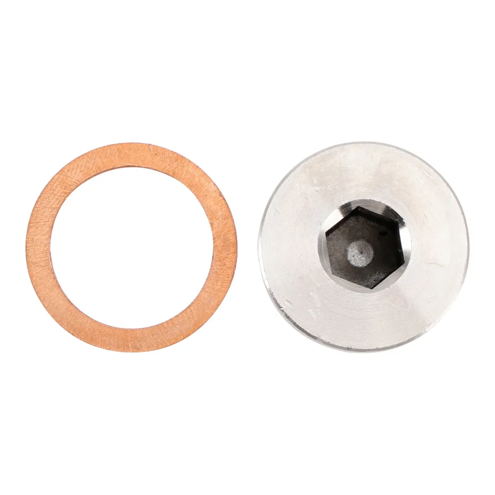 M18 x 1,5 mm de sensor de cabeç hexadecimal interna blanking tampa 304 ço inoxidável 5 pacote