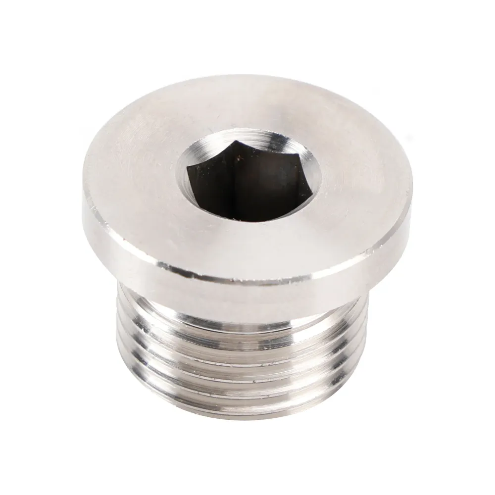 M18 x 1,5 mm de sensor de cabeç hexadecimal interna blanking tampa 304 ço inoxidável 5 pacote
