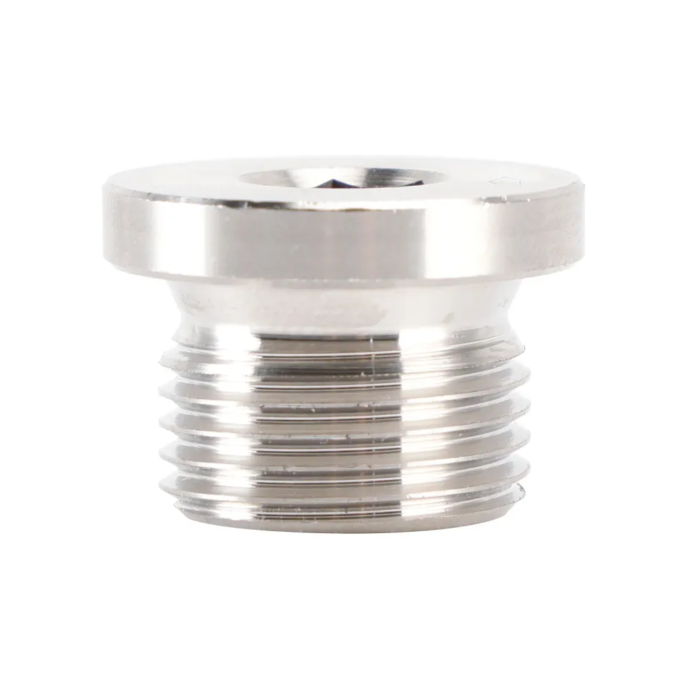M18 x 1,5 mm Sensor de cabeç hexagonalmente interna Dreno da tampa do plugue 304 ço inoxidável