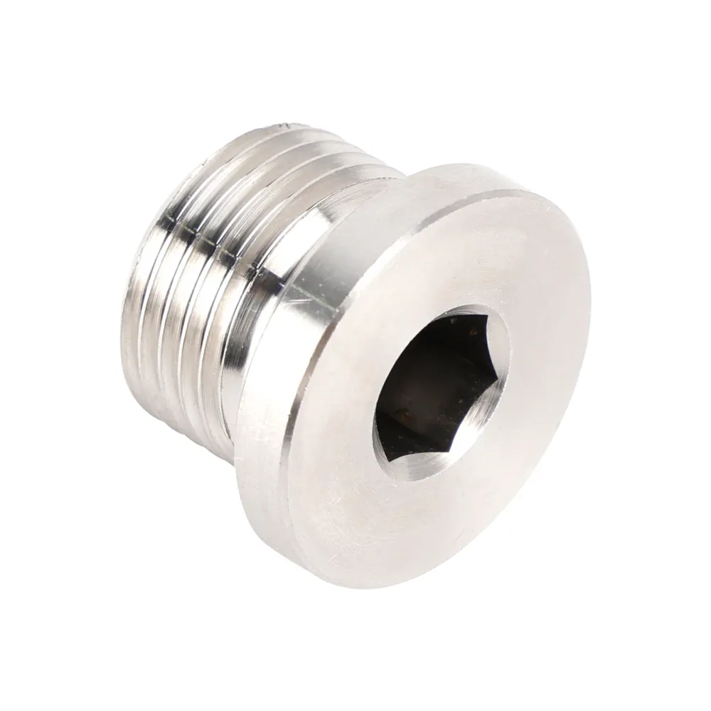 M18 x 1,5 mm Sensor de cabeç hexagonalmente interna Dreno da tampa do plugue 304 ço inoxidável
