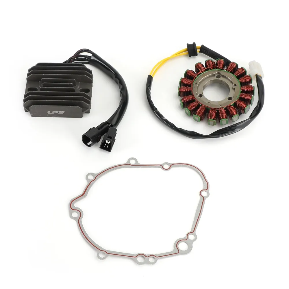 Magneto bobina estator+retificador de tensão+junta para Suzuki GSXR 600 750 2006-2007 genérico