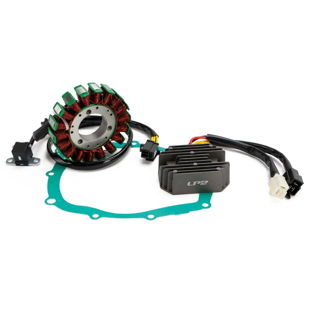 Magneto Boble Stator + Regulador de tensão + Junta de Junta Fit para Suzuki SV 400 650 SV650S 1999-2002