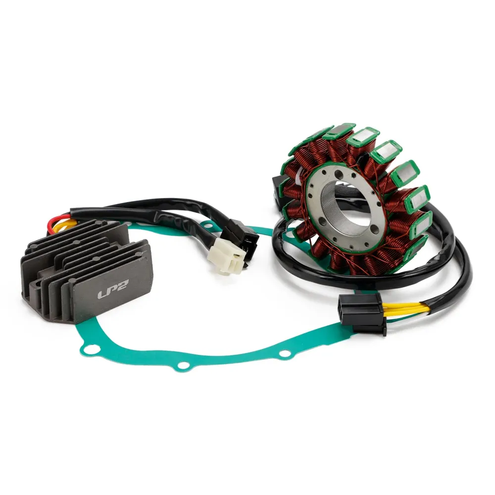 Magneto Boble Stator + Regulador de tensão + Junta de Junta Fit para Suzuki SV 400 650 SV650S 1999-2002