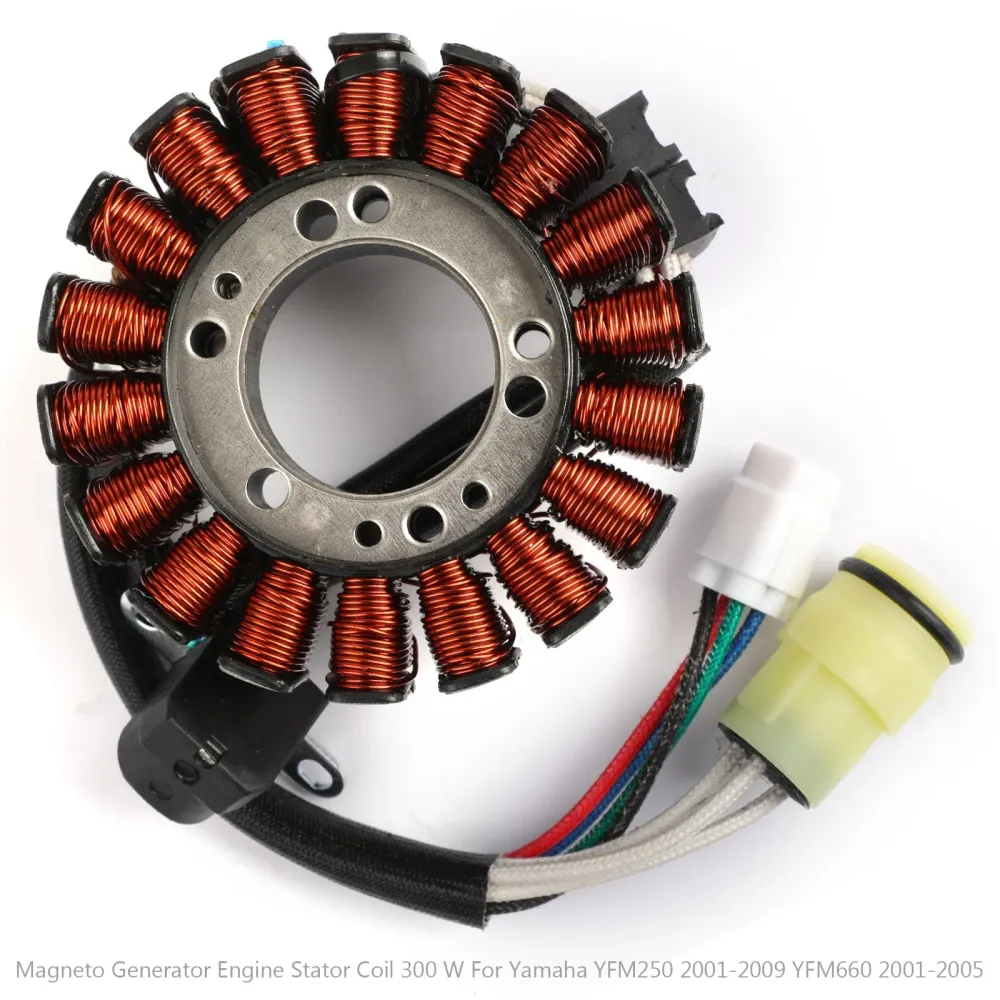 Magneto Generator Stator Bobina para Yamaha YFM250 01-09 YFM660 01-05 1P0-H1410-00