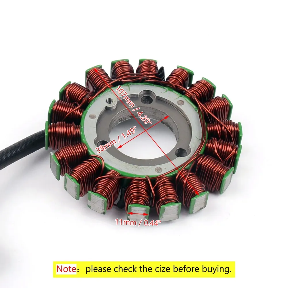 Magneto Motor Stator Generator Charging Boble para Suzuki GSXR 600/750 (06-2014) genérico