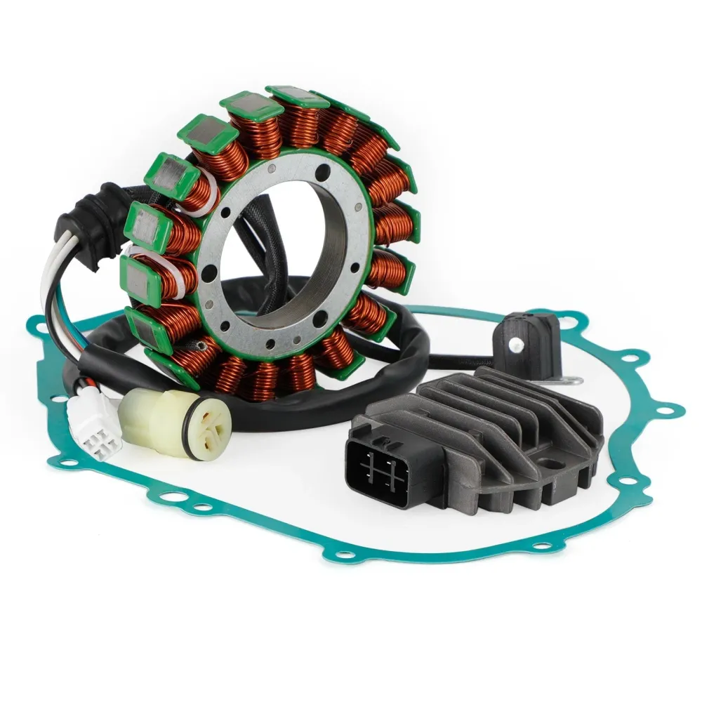 Magneto Stator + Retificador de tensão + junta para Yamaha Wolverine 350 2WD 06-09 FedEx Express genérico