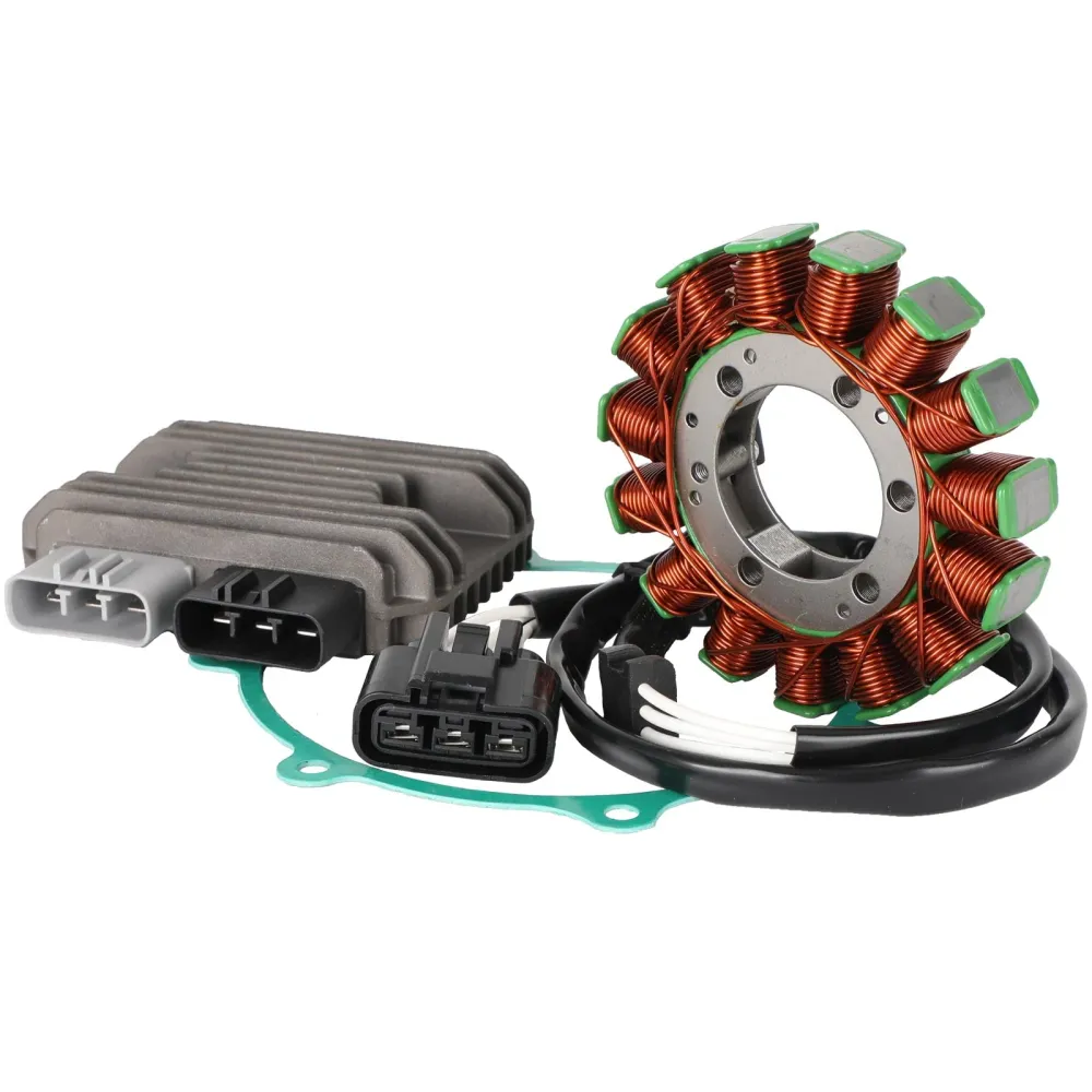 Magneto Stator+Retificador de tensão+ajuste de junta para Kawasaki ZX1000 Ninja ZX10R 11-15 genérico