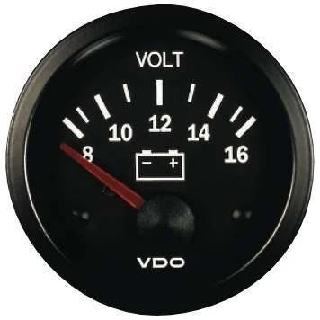 Manómetro VDO Voltimetro 52mm