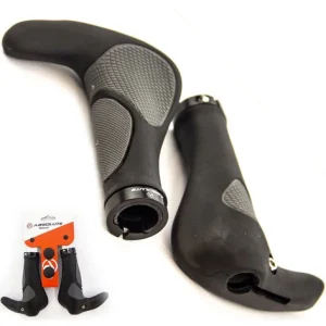 Manopla Absolute Eg3 Com Bar End Preto Borracha
