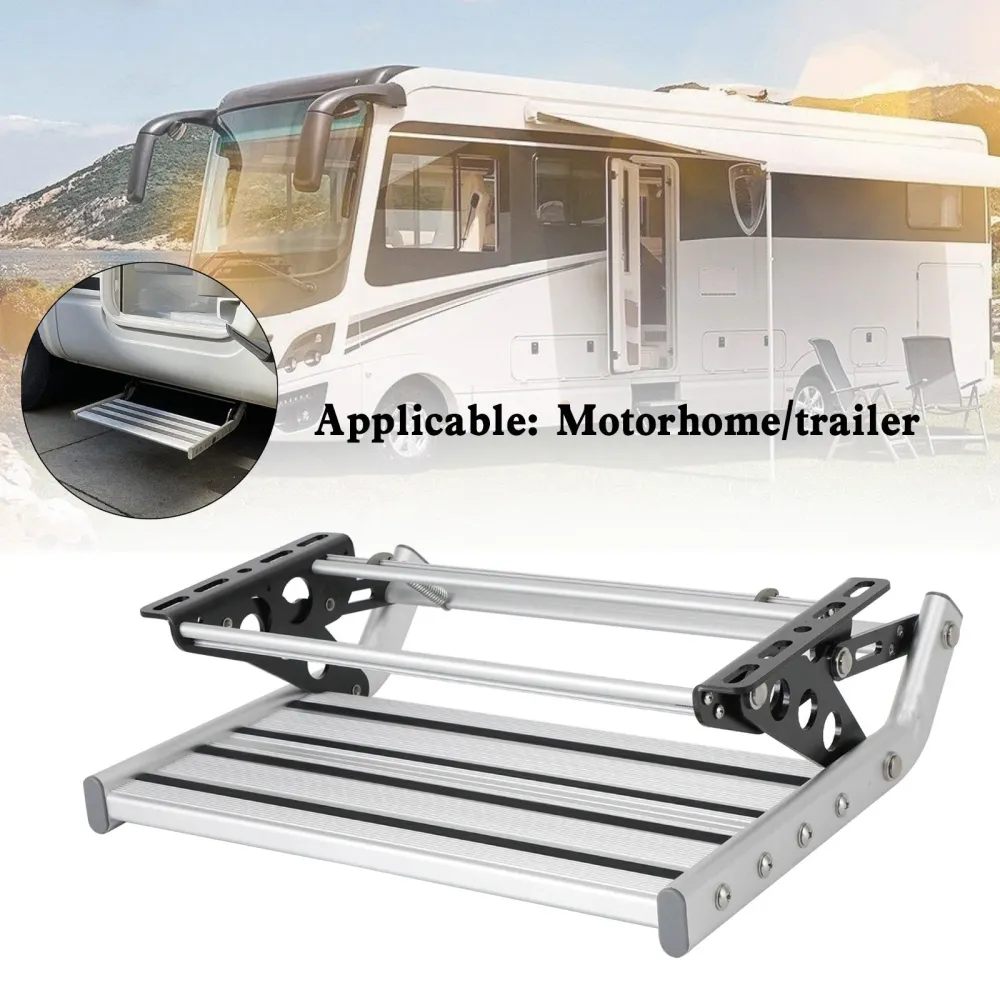 Manual do pedal dobrável Zip Pull Drop Down Down Passo Motorhome RV Campervan Caravan