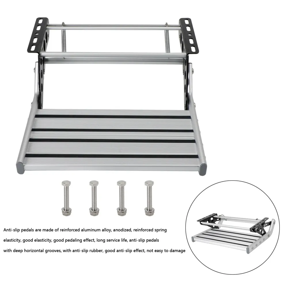 Manual do pedal dobrável Zip Pull Drop Down Down Passo Motorhome RV Campervan Caravan