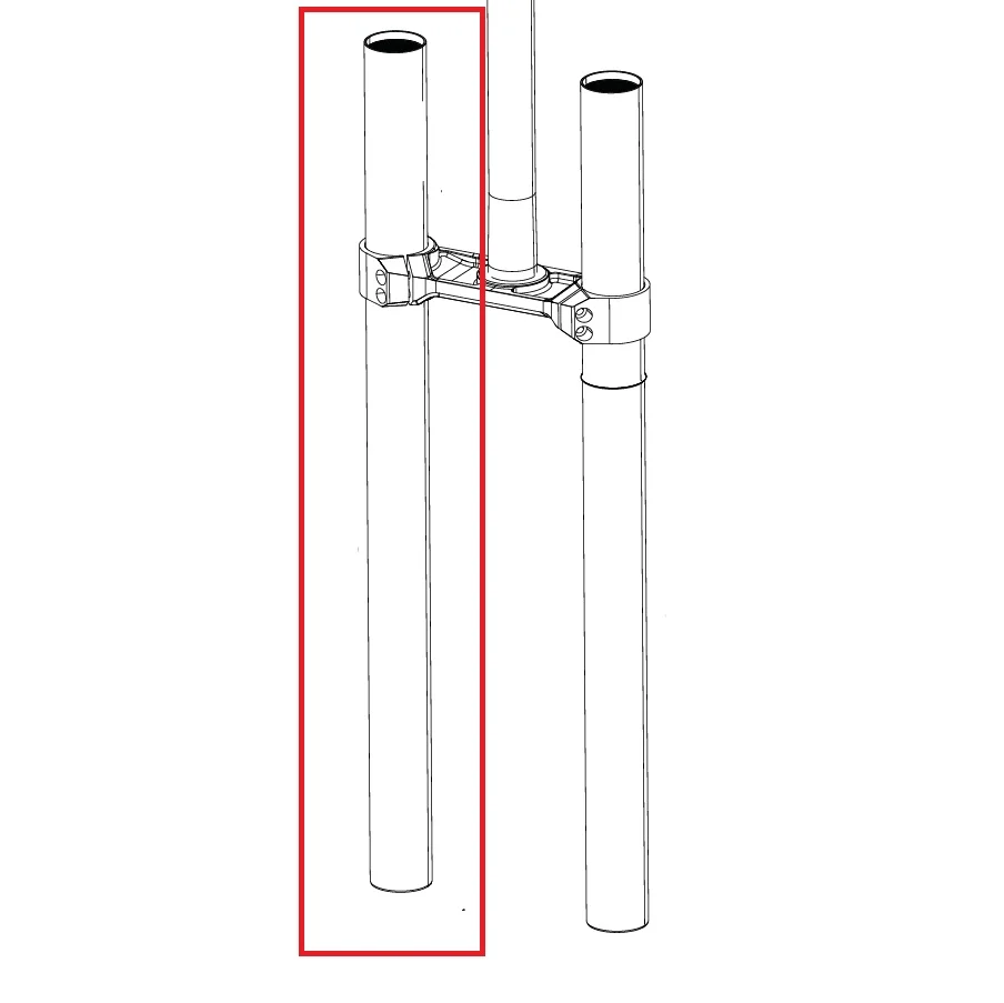 Êmbolo reto para forquilha ROCKSHOX BOXXER D1 (2024+)