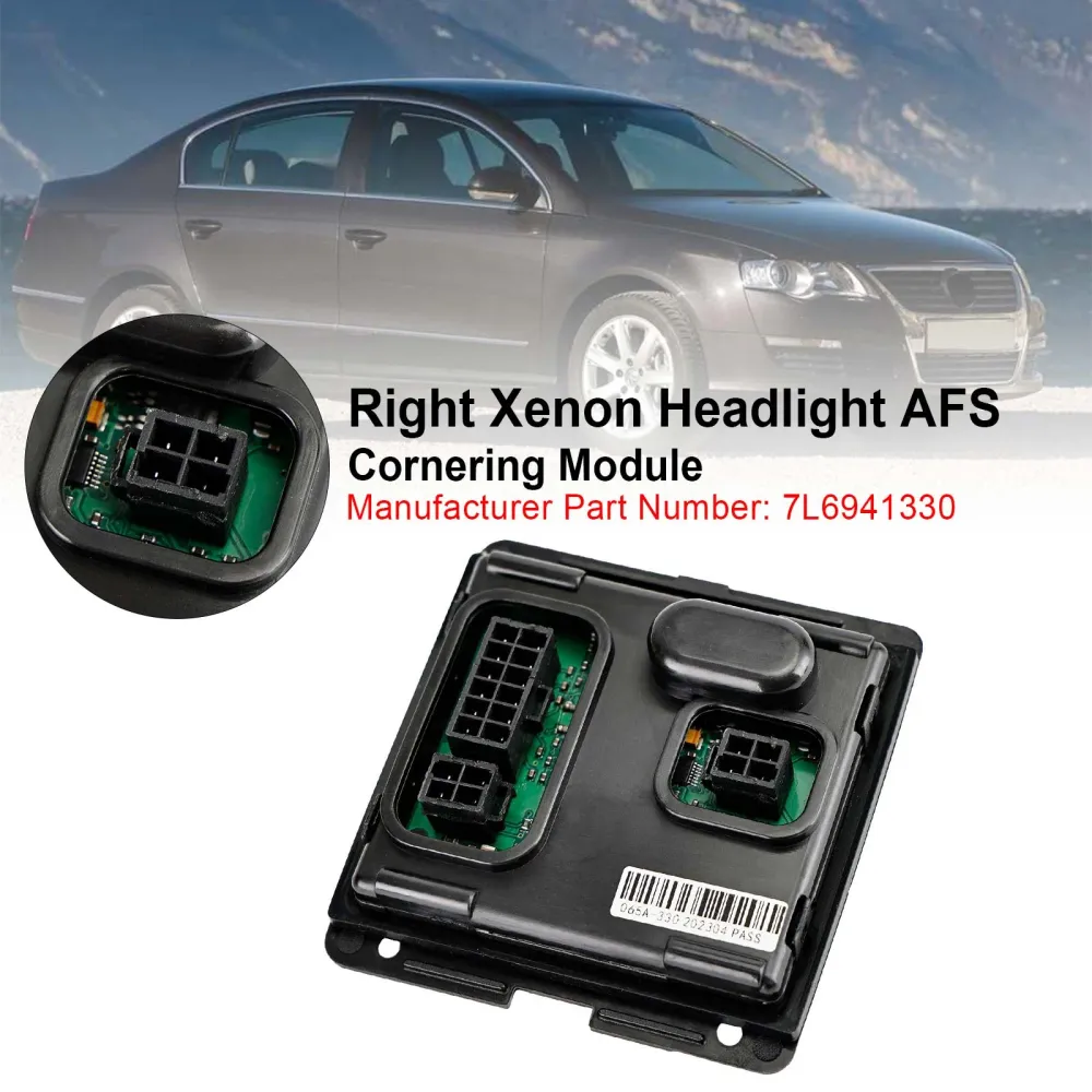 Módulo de curvas AFS do xenon direito 7L6941330 para VW Passat
