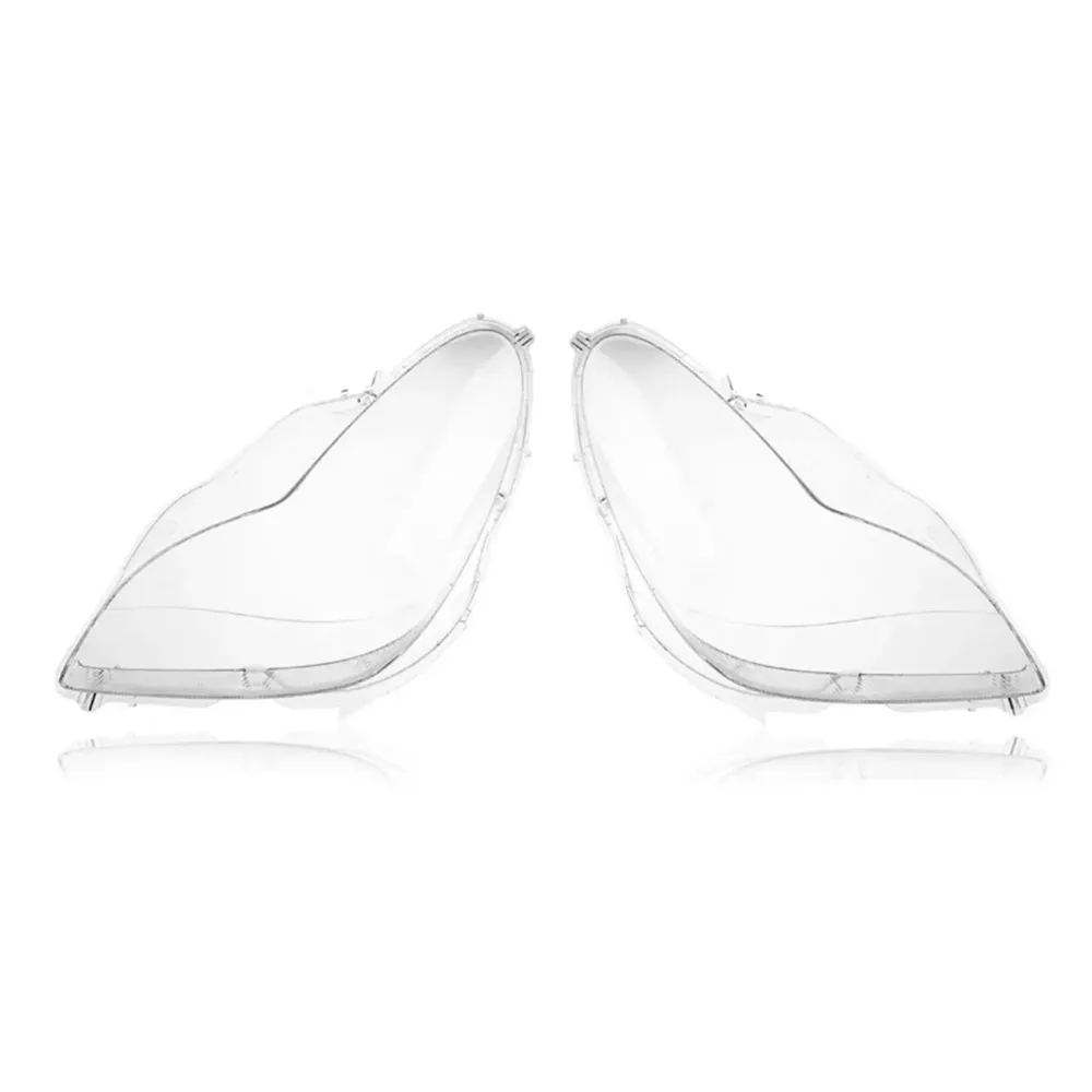 Mercedes 2006-2011 W219 CLS350 CLS500 2 peças de vidro transparente para farol dianteiro