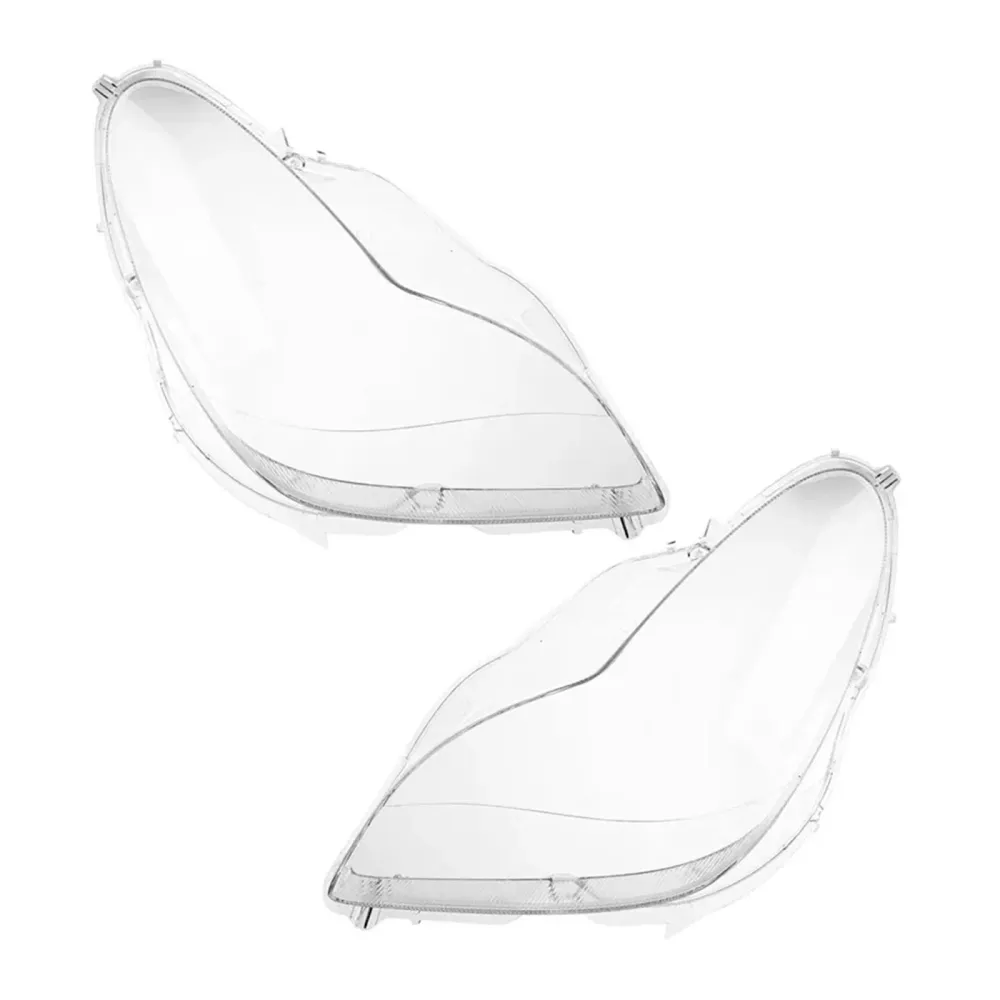 Mercedes 2006-2011 W219 CLS350 CLS500 2 peças de vidro transparente para farol dianteiro