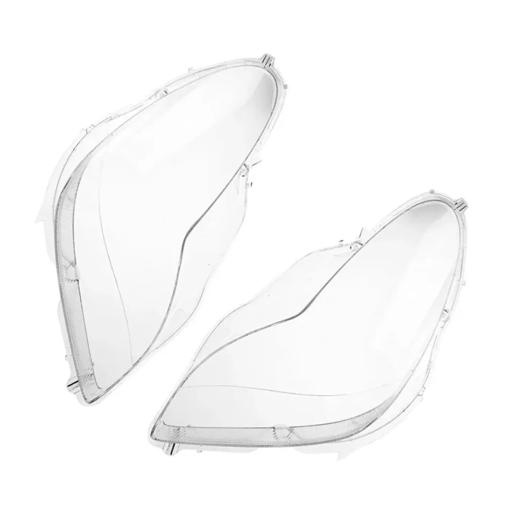 Mercedes 2006-2011 W219 CLS350 CLS500 2 peças de vidro transparente para farol dianteiro