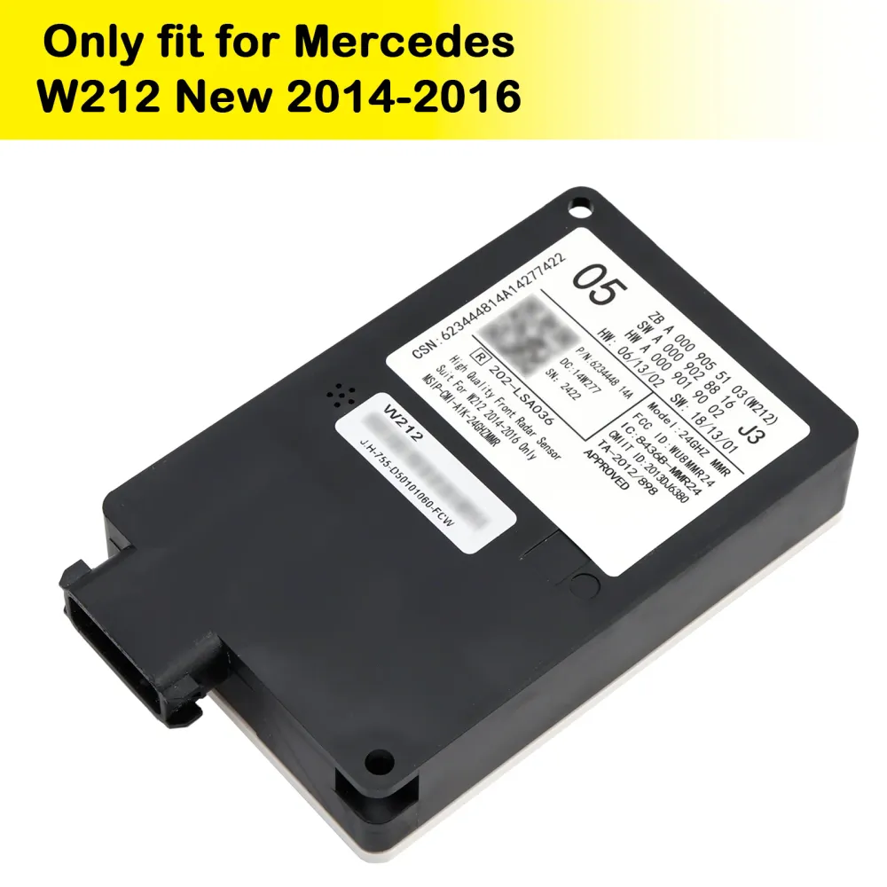 Mercedes 2014-2016 W212 Unidade de controle do sensor de radar frontal A0009055103 A0009028816 A0009009102