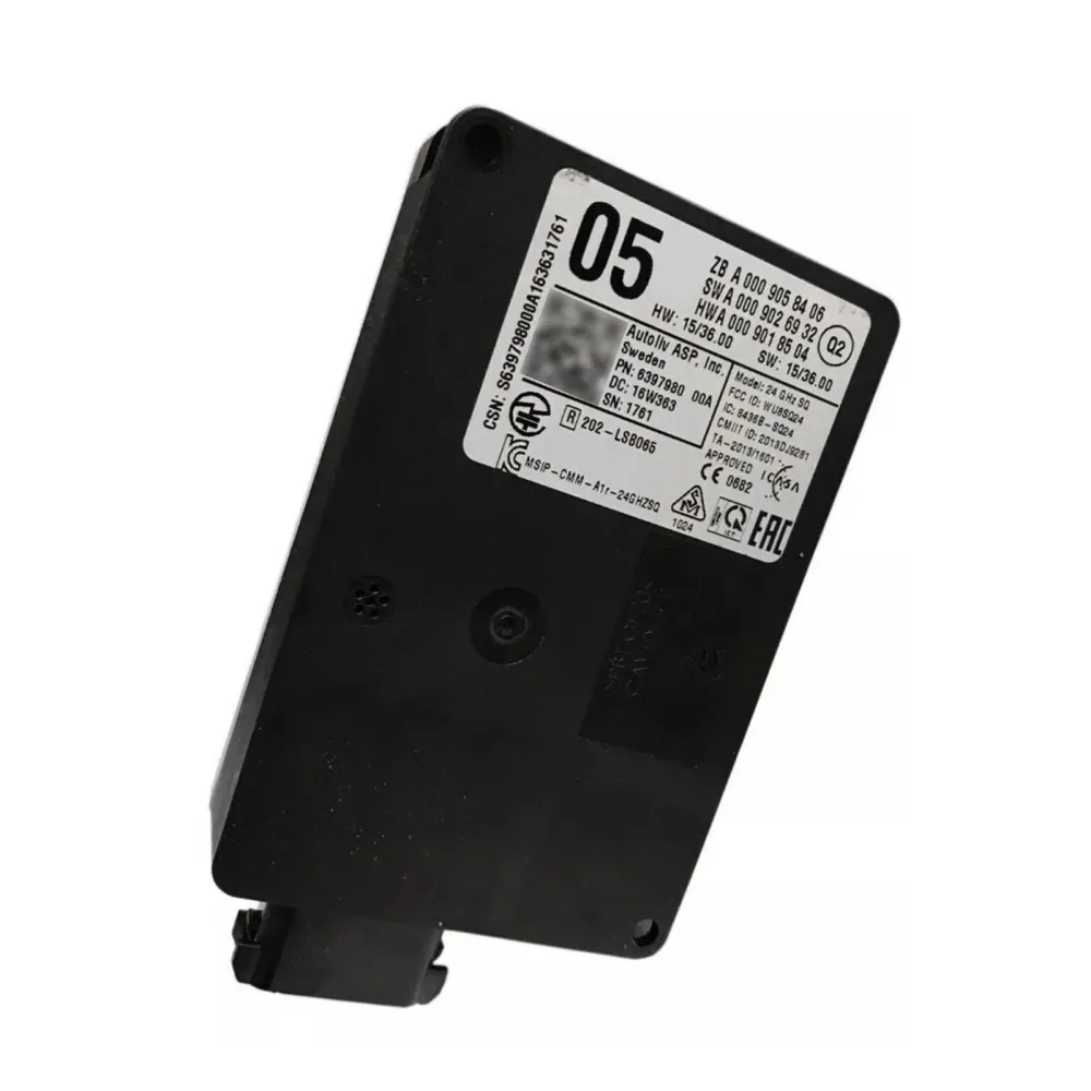 Mercedes Benz BForKLASSE W246 Sensor de radar frontal Unidade de controle Distronic 0009058406