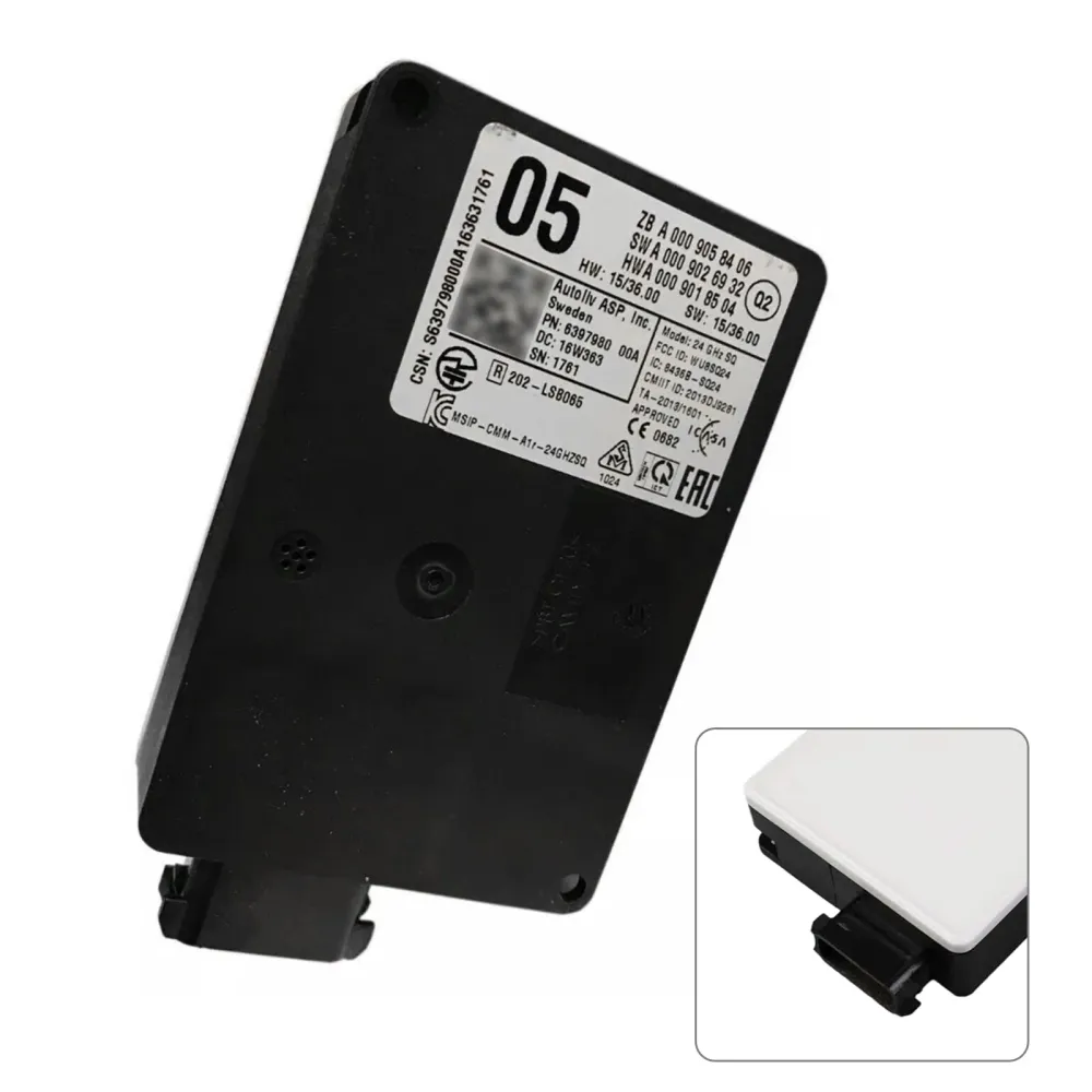 Mercedes Benz BForKLASSE W246 Sensor de radar frontal Unidade de controle Distronic 0009058406