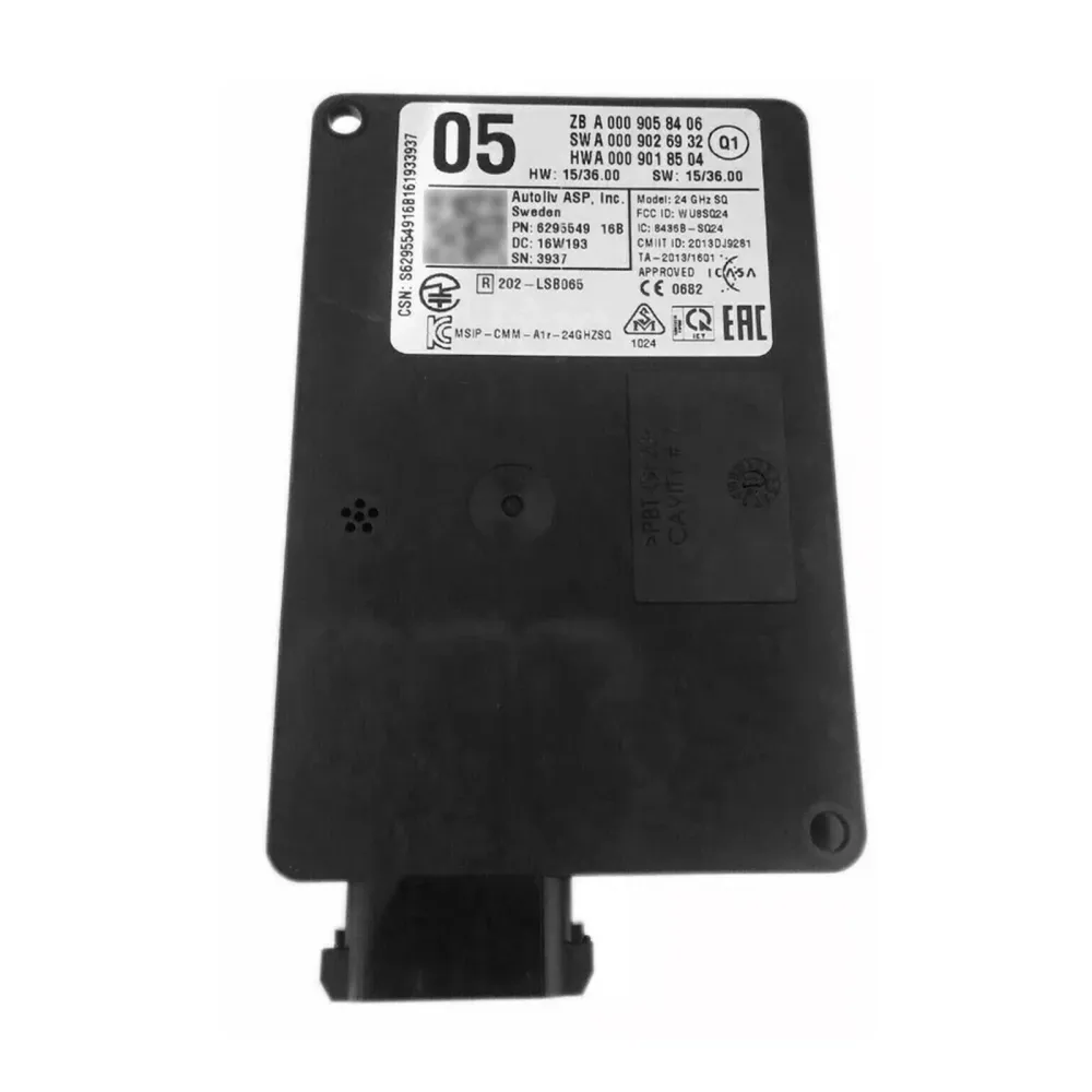 Mercedes Benz GLC W253/X253/C253 Sensor de radar frontal Unidade de controle Distronic 0009058406