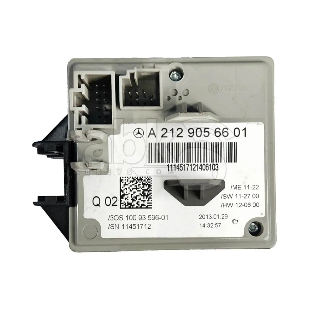 Módulo Original de Fechadura de Ignição Mercedes EZS E-Class W212 212 905 66 01 2129056601 Mercedes Benz