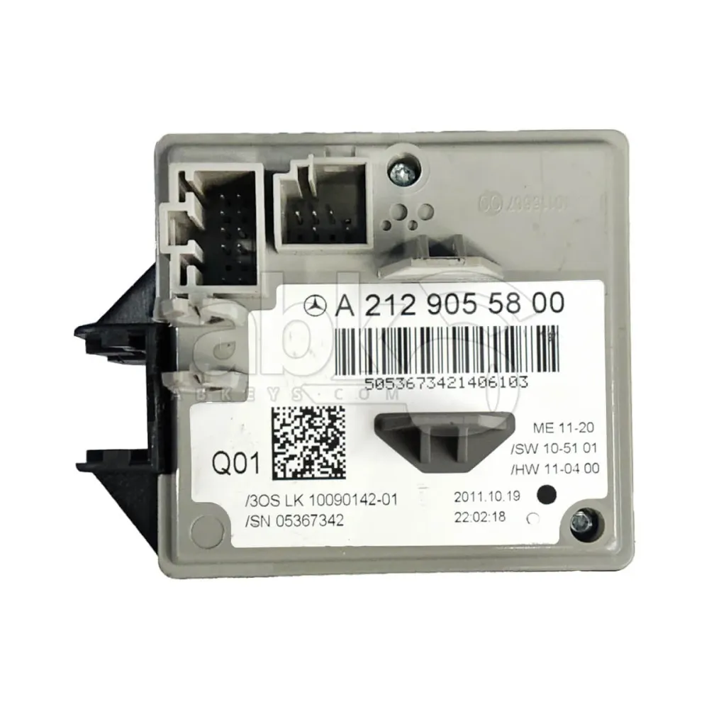 Módulo Original de Fechadura de Ignição Mercedes EZS E-Class W212 212 905 58 00 2129055800 Mercedes Benz