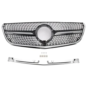 Mercedes Vito 2014-2023 W447 Grade do para-choque dianteiro cromada com diamante