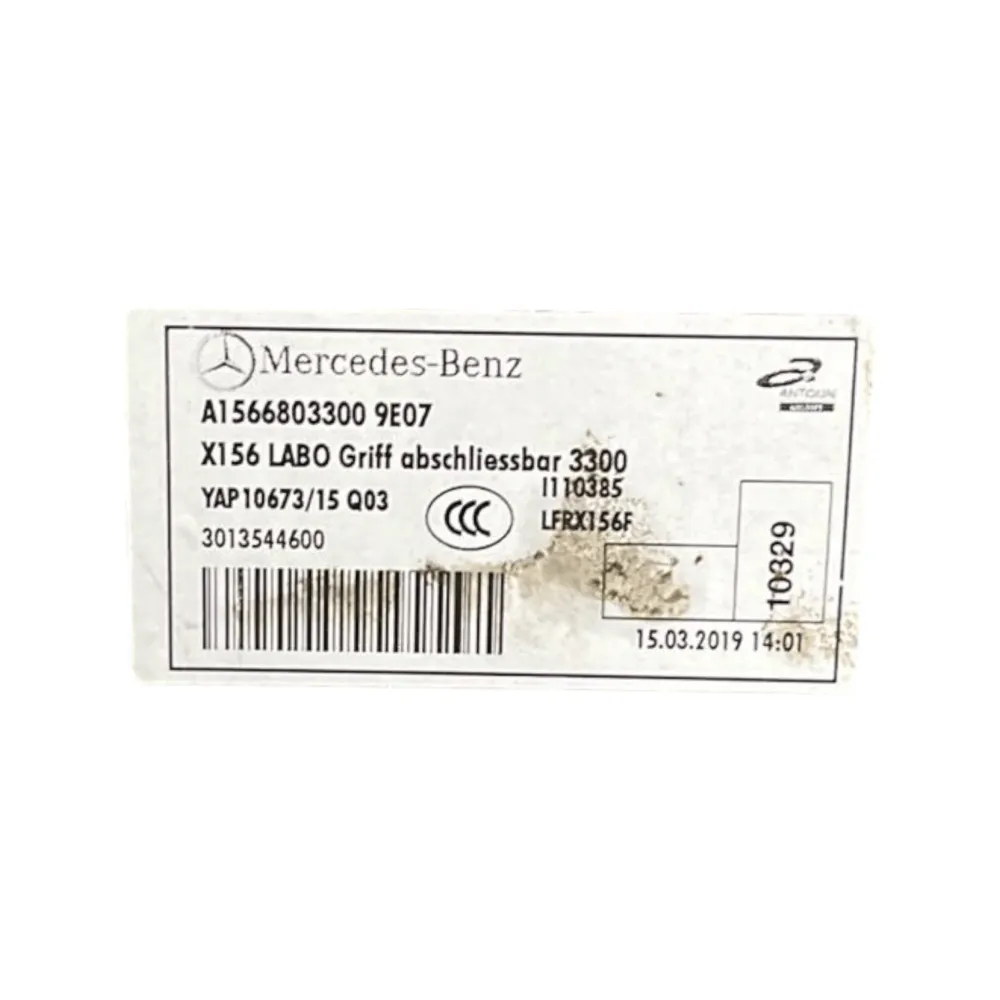 Mercedes-Benz GLA X156 (2013-2019) TranscoGgio Merces Bagliaio Cod.A1566803300