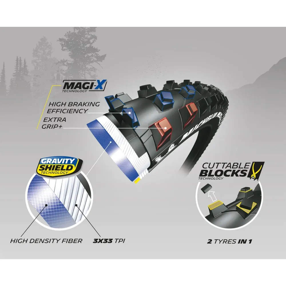 MICHELIN MUD ENDURO Competition Line 27.5x2.25 Magi-X Tubeless Ready Soft Tire